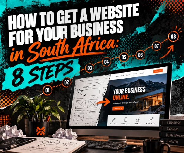 How to get a website for your business in South Africa: 8 steps